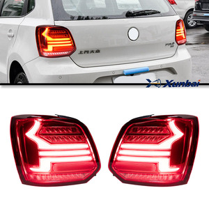 Gruppo Luci Posteriori LED per VW <span class=keywords><strong>Volkswagen</strong></span> <span class=keywords><strong>Polo</strong></span> 2011-2019, Indicatori di Direzione Dinamici Sequenziali, Parti di Ricambio per Tuning - Product Image 2