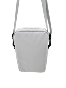 <b>Large</b> capacity Light Gray <b>Canvas</b> Sling <b>Bag</b> With Zipper Closure And Front Pocket For Daily Use - Product Image 1