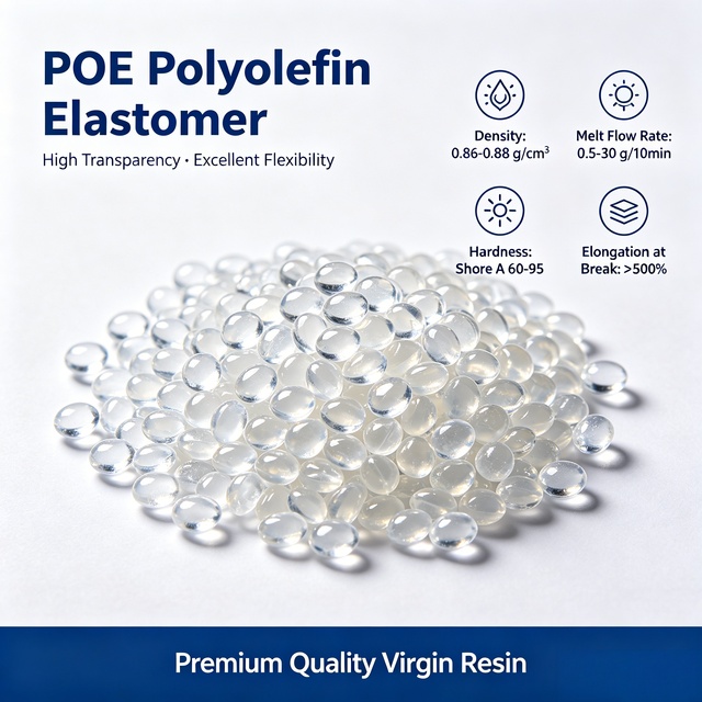 POE 8150 Polyolefin Elastomer Granules Density 0.868g/cm MFR 0.5g/10min High/Low Temp Toughness PP/PE Modification Automotive