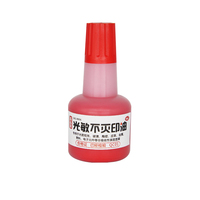 Encre pour tampon photosensible OEM 40 ml à séchage rapide, permanente, imperméable, multi-surfaces, pour tampons en métal, plastique, verre, cuir, caoutchouc