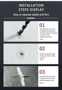 Анкеры-бабочки Elehk PA для гипсокартона, пластиковые анкеры-бабочки для крепления в стене - Product Image 3