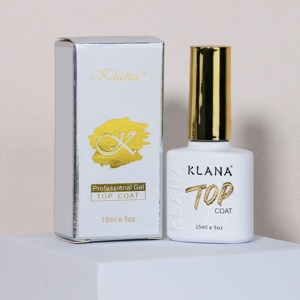 KLANA Esmalte de Gel UV 3 en 1, Base, Reforzador y Top Coat Sin Limpieza, 15ml, Larga Duración 30 Días, Venta al por Mayor - Product Image 1