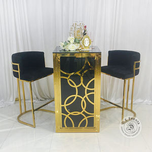 Chaise de comptoir en métal de luxe, <span class=keywords><strong>tabouret</strong></span> de <span class=keywords><strong>Bar</strong></span> au Design haut moderne, <span class=keywords><strong>tabouret</strong></span> de <span class=keywords><strong>Bar</strong></span> en acier inoxydable, chaise moderne - Product Image 3