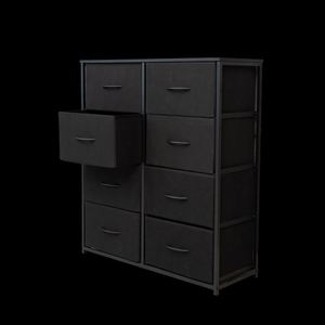 Commode autoportante moderne en tissu pour salon, durable, avec panneaux en MDF et acier inoxydable, en pin, disponible en plusieurs couleurs – Fournisseur en gros - Product Image 5