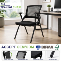 Chaise de formation empilable avec tablette d'écriture, chaise de salle de conférence, siège de bureau ou de salle de classe