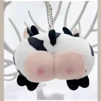 Internet Celebrity Corgi Butt Pendentif Poupée Mignon Chat Butt Porte-clés En Peluche Jouets pour Porte-clés Visibilité et Style Améliorés