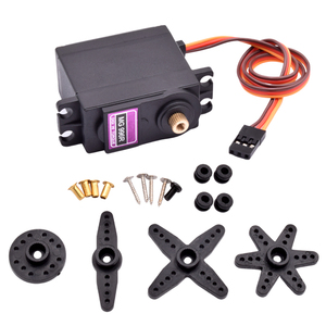 MG996R Metall-und Kunststoff-Servomotor 180/360 Grad großes Drehmoment 4,8-7,<span class=keywords><strong>2</strong></span> V PWM für RC-Fahrzeuge Boote Hubschrauber Autos & Roboter - Product Image 3