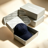 Boîtes en carton personnalisées pour l'impression d'emballages, boîtes d'expédition pour chapeaux, vêtements, chaussures, boîtes d'expédition en carton ondulé pour chapeaux