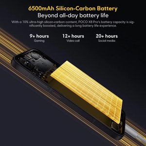 สมาร์ทโฟน POCO X8 Pro 5G LTE รุ่นทั่วโลก ชิปประมวลผล Dimensity 8500-Ultra แบตเตอรี่ 6500mAh หน้าจอ AMOLED 6.59 นิ้ว ความละเอียด 1.5K 120Hz รองรับชาร์จไว 100W - Product Image 3