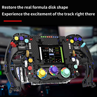 Volant de simulation de course 854 pièces, cockpit d'e-sport, briques de construction de télémétrie, modèle de voiture de collection, jouet en plastique ABS pour adultes, cadeau