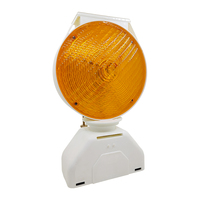 0,5W Solarpanel 2300mAh Lithium-Akku IP65 Wasserdichte Blinkende LED Nicht-Reflektierende Outdoor-Notfall-Straßenkonus-Solarwarnleuchte