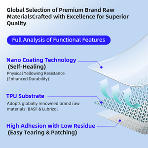 ฟิล์มกันรอยรถยนต์ PPF <span class=keywords><strong>FLIM</strong></span> 7.5mil คุณภาพสูง TPU ฟิล์มป้องกันสีรถยนต์ ซ่อมแซมตัวเองได้ รับประกัน 5 ปี - Product Image 3