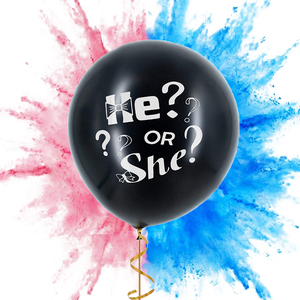 Ballon en latex de 36 pouces pour révélation du sexe, garçon ou fille, pour <span class=keywords><strong>la</strong></span> décoration de fête de révélation du sexe - Product Image 5