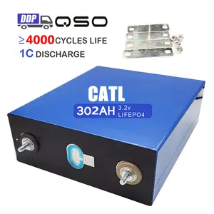 Catl302Ah Catl 302Ah 310Ah 320A 280Ah 320Ah Lifep04 3.2V Catl Lifepo4 320AH锂电池，带母线焊接M6螺柱