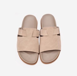 PL-2025 Nouvelles tongs tendance pour hommes en cuir pleine fleur VOGU, style minimaliste, décontractées, respirantes, en cuir véritable pour l'été - Product Image 6