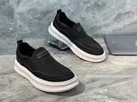 Chaussures pour hommes, mocassins décontractés à plateforme, respirants, antidérapants, légers, confortables, semelle souple, chaussures de sport à la mode assorties à tout