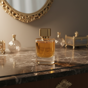 Luxe cilinder parfumfles 30ml, zware glazen parfumfles 50ml, lege glazen geur-/parfumsprayfles met houten dop - Product Image 2