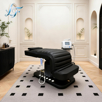 Table de massage électrique moderne à 3 moteurs, lit de beauté pour les cils et le visage, lit de salon de beauté à vendre