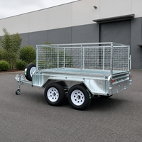USA DOT approbation usine ventes directes populaire 10x6 remorque en cage