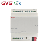 Module d'entrée binaire KNX en plastique pour maison connectée, pour contact flottant sécurisé 8 voies GVS K-bus CTBIF-08/00.S