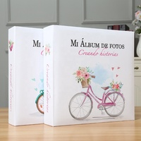 Álbum de Fotos para Bebés Lerp&6inch 4x6 con 200 Bolsillos y Espacio para Notas, Álbum de Crecimiento del Bebé, Cuaderno de Fotos