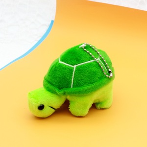 Dễ Thương Phim Hoạt Hình Mini Rùa Keychain Trang Trí Mặt Dây Chuyền Trang Trí Sang Trọng Màu Xanh Lá Cây Rùa Nhồi Bông Sang Trọng Cho Trang Trí - Product Image 2