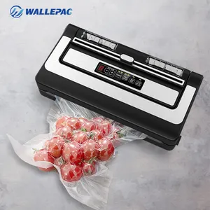 Walleapc Automatische Droog/Vochtig Voedsel Luchtafdichting Gereedschap Led Indicator Vacuüm Sealer Machine Met 10 Stuks Afdichtzakken Voor Opslag Van Voedsel