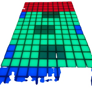 Piste de danse LED numérique interactive active pour jeux de sol LED, idéale pour parcs sportifs, lumières de place publique et salles de jeux interactives - Product Image 6