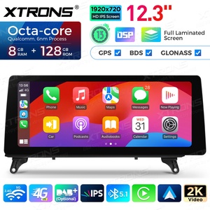 XTRONS 12,3 pouces 8+128 Go Snapdragon 680 Écran 2K Global 4G Navigation automobile Android Stéréo pour BMW X5 E70/X6 E71 (2011-2013) conduite à droite - Product Image 2