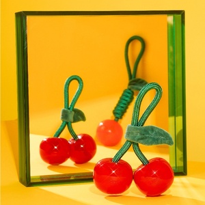 Jouet pour <span class=keywords><strong>chien</strong></span> en forme de <span class=keywords><strong>cerise</strong></span>, en nylon résistant aux morsures, pour tirer la corde, jouet interactif à mâcher pour chiens - Product Image 3