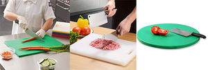 Tabla de Cortar Antideslizante Personalizada para Cocina, Material de PE y HDPE Seguro para Alimentos, Apta para Lavavajillas, Bloque de Color - Product Image 6