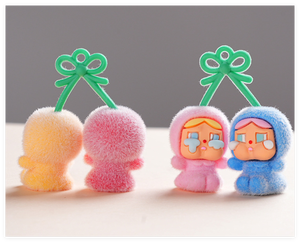 Miniatura in Resina alla <span class=keywords><strong>Moda</strong></span>, Bambola Piangente Colorata con Effetto Floccato, Statuetta 3D, Charm Coniglietto per Bambine, Giocattolo Sorpresa per Bambini - Product Image 6