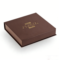 Boîtes rigides magnétiques de luxe, nouveau design, pour bonbons, emballage artisanal, chocolat, logo personnalisé, insert en PVC avec dorure à chaud, dorure à chaud