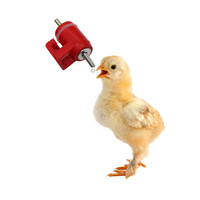 Abreuoires billes automatique en acier rouge, 1 pièce, pour les poules, gobelets pour boire les poissons