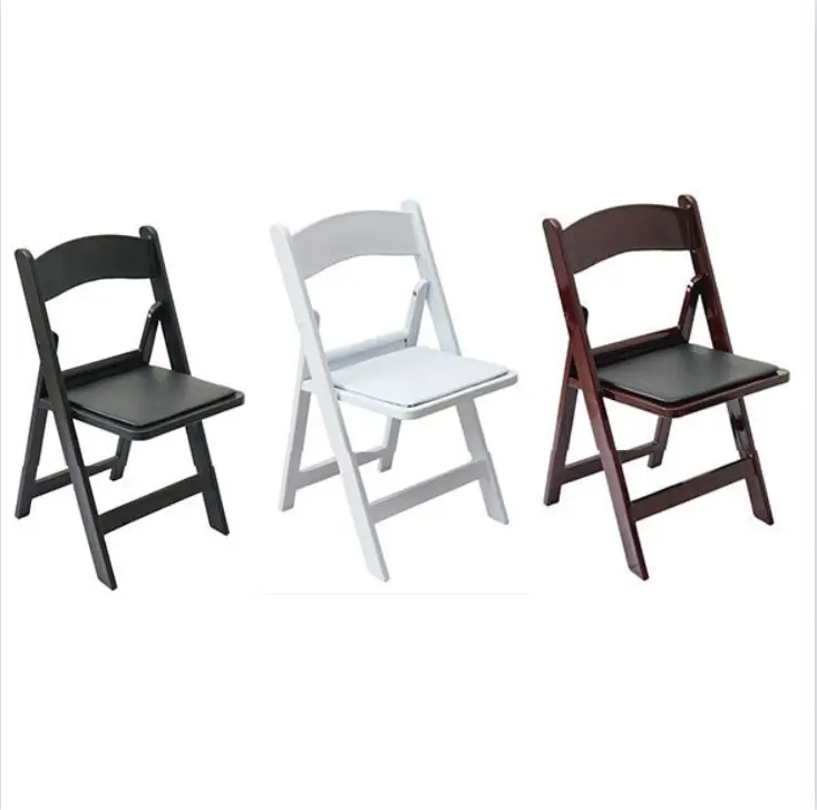Wholesale Stackable Outdoor Nordic Wood Dining Comfortable Banquet Colored Folding Hotel Sedie Wedding Chairs for events