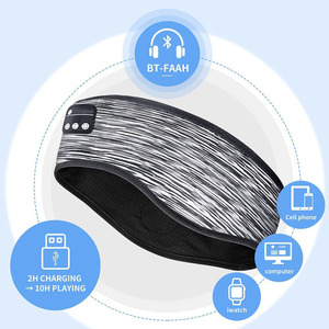 <span class=keywords><strong>Bluetooth</strong></span> Headband thể thao tai nghe mềm chơi ngủ tai nghe với xây dựng trong loa cho tập luyện chạy yoga du lịch - Product Image 4