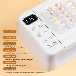 Nouvelle lampe de photothérapie portable <span class=keywords><strong>SUN</strong></span> 19Z haute puissance pour ongles, multifonction, séchage rapide des gels à ongles pour les deux mains - Product Image 4