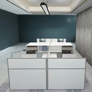 Escritorio de Oficina Privado, Muebles de Oficina, Mesa de Oficina, Cubículo de Oficina con Gabinete Lateral para Centro de Llamadas - Product Image 5