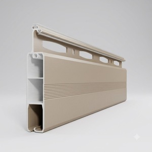Puerta de Garaje Ventilada Ultra Silenciosa de Aluminio 6063-T5 con Persiana Enrollable de Doble Cara y Absorción de Impactos, Precio de Fábrica - Product Image 1