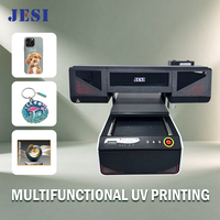 Printer UV Flatbed Resolusi Tinggi 6090 Printer Inkjet UV LED Universal untuk Pencetakan Botol Tumbler dan Tanda Datar