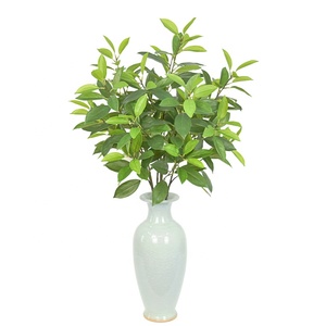 Branche de <span class=keywords><strong>laurier</strong></span> artificielle réaliste, feuilles vertes brillantes pour arrangements floraux - Product Image 6