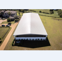 Structure en acier préfabriquée pour arène d'équitation, salle de spectacle équestre, terrain de sport équestre, kits d'arène d'équitation préfabriquée