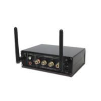 Модернизированный! Мини аудио усилитель 2*60 Вт с HDM1, WiFi, Bluet-ooth, волоконно-оптический, поддержка Spotify, Airplay, Alexa