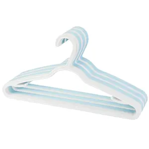 17 inch Plastic Boutique White Clothing Clothes Shirt PP Hangers for Clothing Store