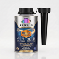 Boîte métallique cylindrique vide de 100 ml, personnalisable, avec couvercle à bec verseur pour l'emballage d'additifs de carburant automobile