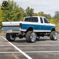 Jantes directionnelles forgées polies à performance modifiée DW, 20, 22, 24, 26 pouces, à déport profond, compatibles avec les Ford F250, Silverado, jantes de style RAM