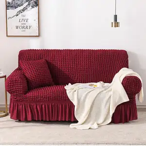 Best seller home choice sofa covers Skirt red sofa cover
