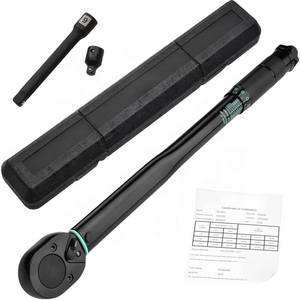 Conjunto de Ferramentas para Reparação de Carros Preto 3 Peças 1/2'' Drive 10~150 Ft./lb & 13.6~203.5 N/m Chave de Torque de Escala Dupla - Product Image 1