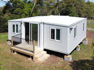 Casa Contenedor Modular Prefabricada, Plegable, de Panel Sándwich de Acero, de Instalación Rápida, para Uso Residencial Moderno o Comercial - Product Image 2