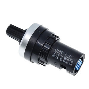 LA42DWQ-22 1K 2K 5K <strong>10K</strong> 20K 50K 100K 200K 22mm Diameter Pots Rotary Potentiometer Converter Governor Inverter Resistance Switch - Product Image 2